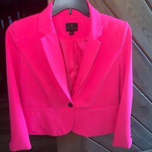 UEC WORTHINGTON NEON PINK BLAZER JACKET SZ PL